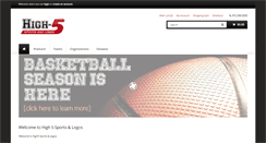Desktop Screenshot of h5sportsfanwear.com